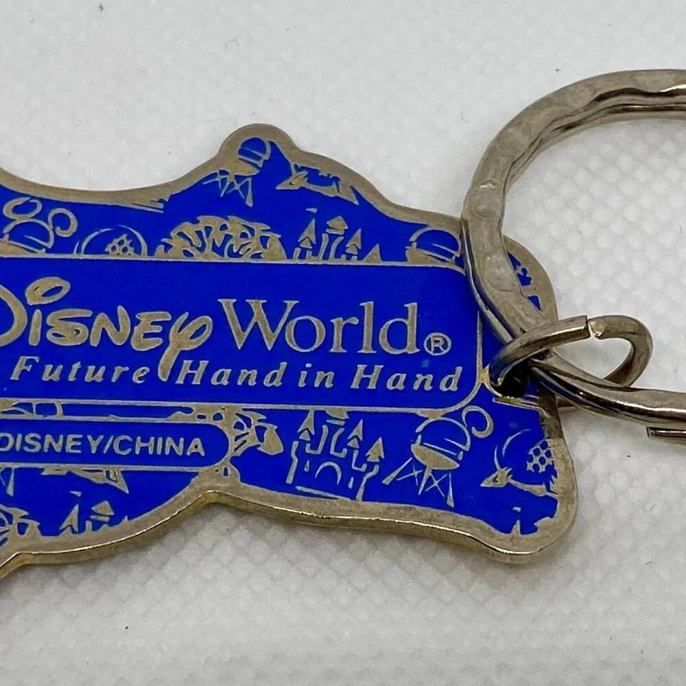 VTG Walt Disney World 2000 Mickey Mouse SHERRY Orlando Florida Key Chain Antique